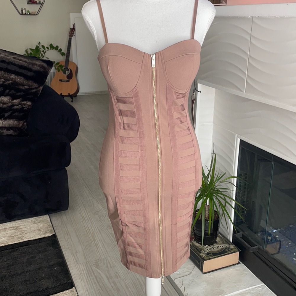 Mauve MIdi Dress